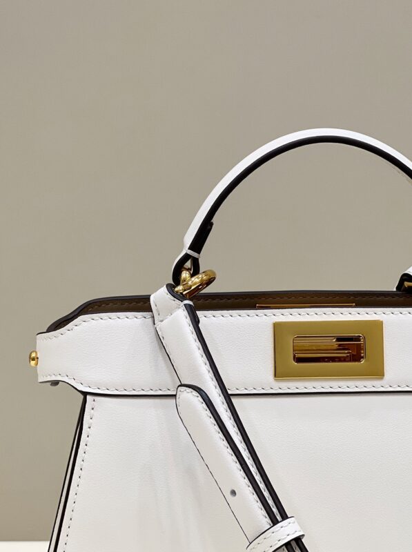 Replica Fendi Peekaboo Medium White 5 Replica Fendi Peekaboo Medium White - best quality luxury bag dupe