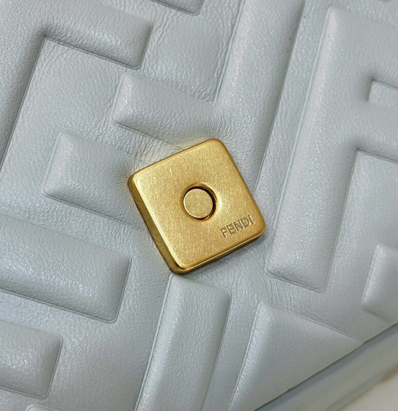 Replica Fendi Baguette Sky Blue - premium 1:1 fake handbag model