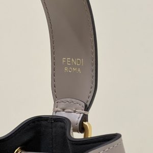 Replica Fendi Tresor Mini Bucket Grey 5 Replica Fendi Tresor Mini Bucket Grey - high-accuracy replica luxury purse