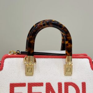 Replica Fendi By The Way Boston Red White 5 Replica Fendi By The Way Boston Red White - high-end fake designer purse