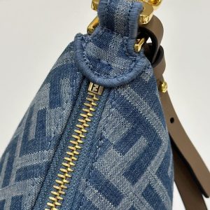 Replica Fendi Fendigraphy Small Denim Blue 5 Replica Fendi Fendigraphy Small Denim Blue - realistic designer-inspired fake bag