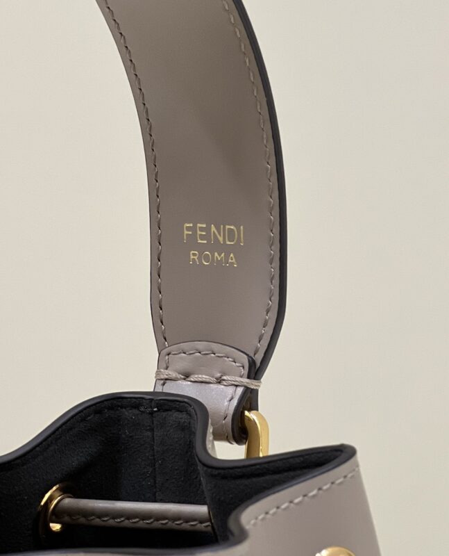 Replica Fendi Tresor Mini Bucket Grey 5 Replica Fendi Tresor Mini Bucket Grey - high-accuracy replica luxury purse