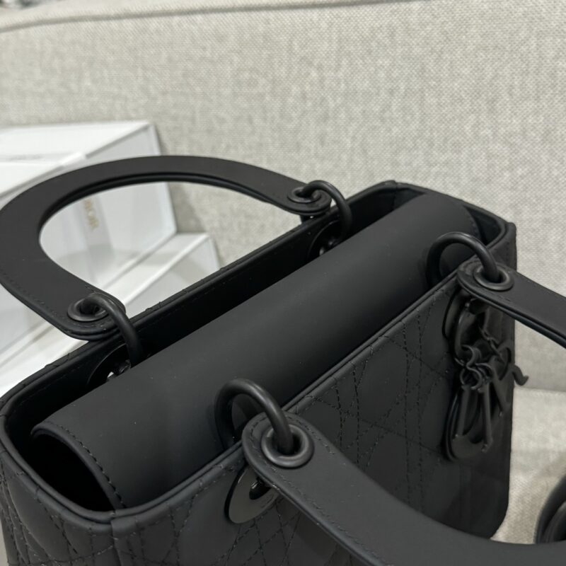 Replica Lady Dior Medium Ultramatte Black 2 Replica Lady Dior Medium Ultramatte Black - high-quality designer bag clone