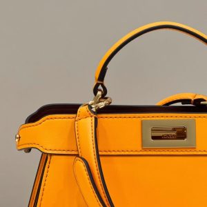 Replica Fendi Peekaboo Medium Orange 5 Replica Fendi Peekaboo Medium Orange - elite superclone designer purse