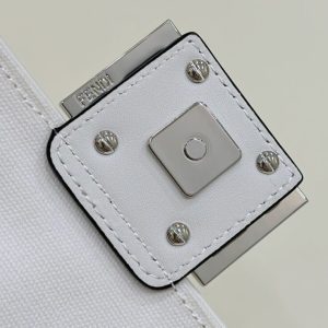 Replica Fendi Baguette Small White 5 Replica Fendi Baguette Small White - high-end fake designer purse