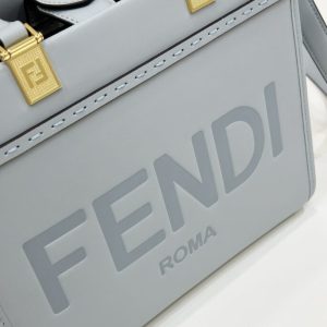 Replica Fendi Small Tote Sky Blue 5 Replica Fendi Small Tote Sky Blue - ultra-realistic fake designer tote