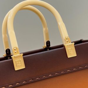 Replica Fendi Peekaboo Tote Brown 5 Replica Fendi Peekaboo Tote Brown - top-rated replica designer bag