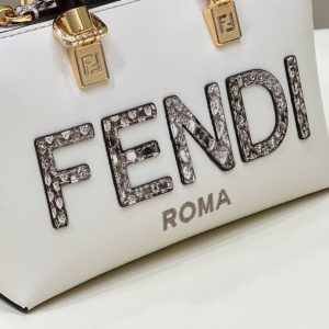 Replica Fendi By The Way Boston White 5 Replica Fendi By The Way Boston White - premium 1:1 fake handbag model