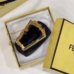 Replica Fendi First Mini Black 5 Replica Fendi First Mini Black - high-quality designer bag clone