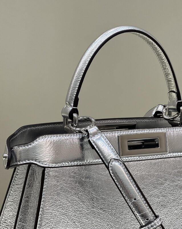 Replica Fendi Peekaboo Large Silver 5 Replica Fendi Peekaboo Large Silver - top-rated replica designer bag