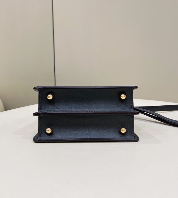 Replica Fendi Peekaboo Mini Black - best quality luxury bag dupe