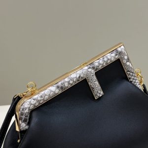 Replica Fendi First Black Python 6 Replica Fendi First Black Python - 1:1 designer replica handbag