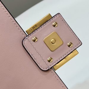 Replica Fendi Baguette Sliding Chain Pink - high-accuracy replica luxury purse
