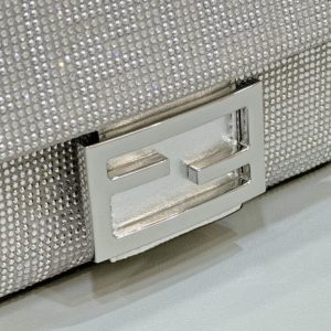 Replica Fendi Baguette Silver Diamond 5 Replica Fendi Baguette Silver Diamond - elite superclone designer purse