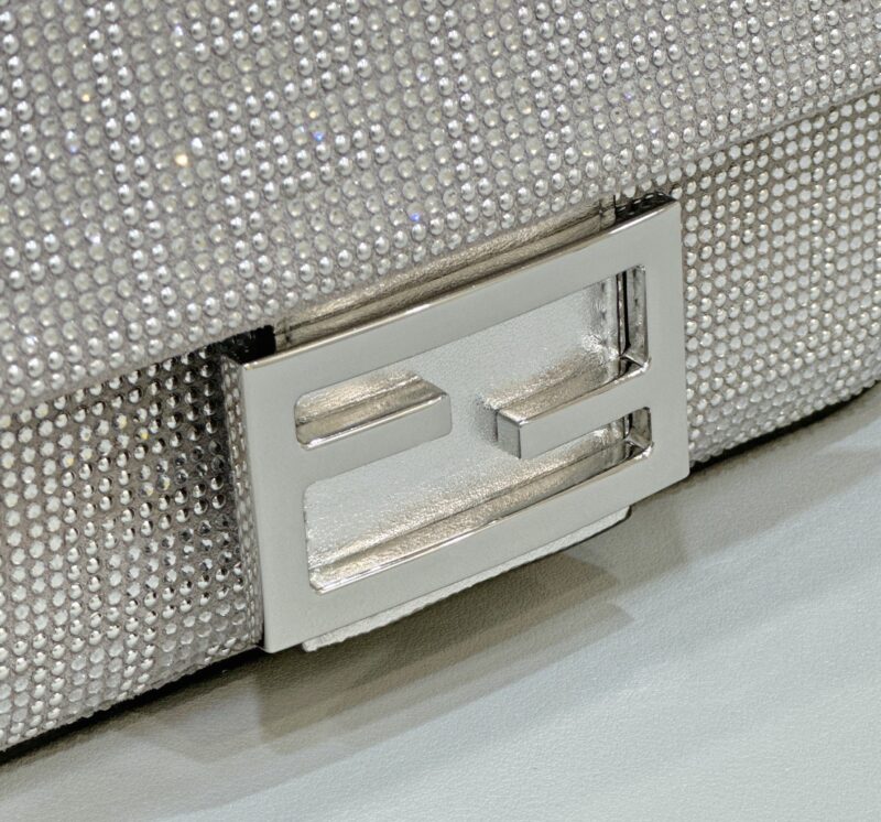 Replica Fendi Baguette Silver Diamond 5 Replica Fendi Baguette Silver Diamond - elite superclone designer purse