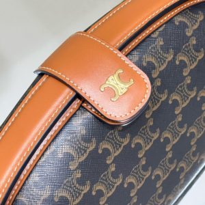 Replica Celine Triomphe Cosmetic Bag 5 Replica Celine Triomphe Cosmetic Bag - authentic-look luxury purse replica