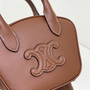 Replica Celine Bowling Bag Brown 5 Replica Celine Bowling Bag Brown - 1:1 designer replica handbag