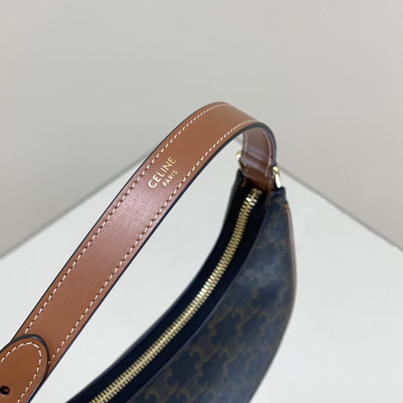 Replica Celine Triomphe Moon Bag Brown 5 Replica Celine Triomphe Moon Bag Brown - near-authentic luxury replica handbag