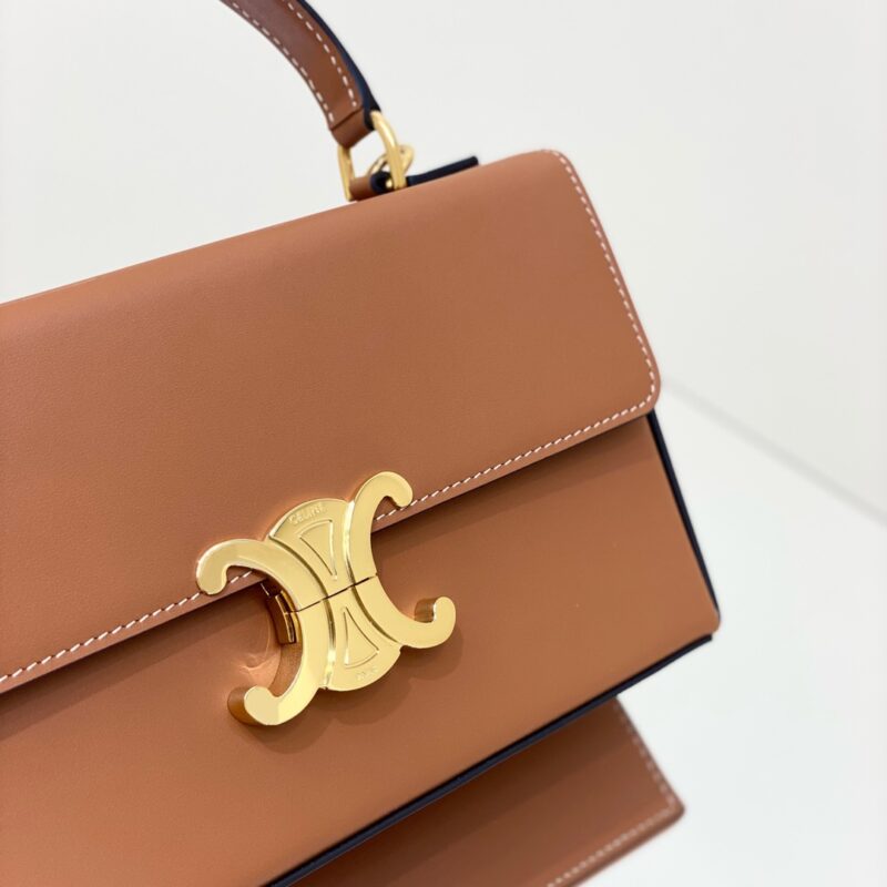 Replica Celine Triomphe Blandine Brown 5 Replica Celine Triomphe Blandine Brown - authentic-look luxury purse replica