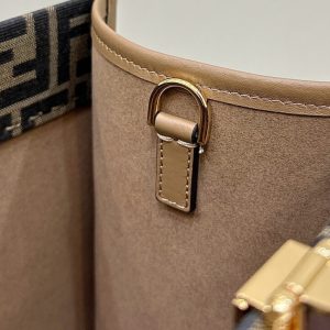 Replica Fendi Sunshine Tote Brown Monogram 6 Replica Fendi Sunshine Tote Brown Monogram - high-end fake designer purse