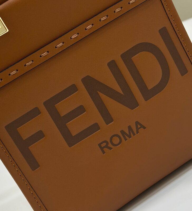 Replica Fendi Mini Tote Brown 6 Replica Fendi Mini Tote Brown - high-end fake designer purse