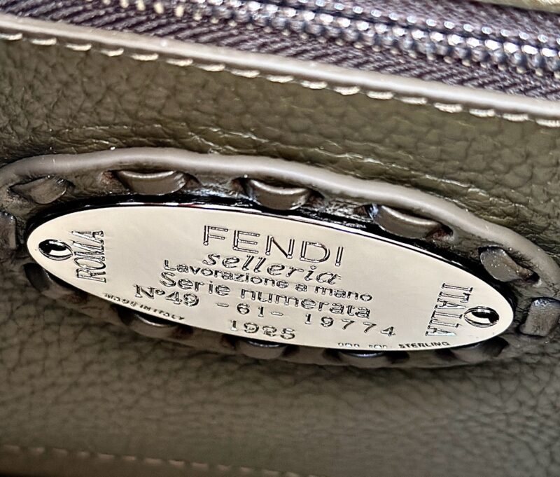 Replica Fendi Peekaboo Small Dark Grey 6 Replica Fendi Peekaboo Small Dark Grey - ultra-realistic fake designer tote