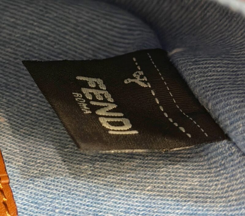 Replica Fendi Baguette Small Denim Blue 5 Replica Fendi Baguette Small Denim Blue - elite superclone designer purse
