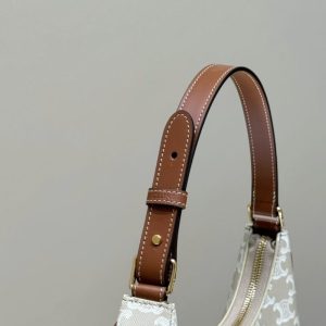 Replica Celine Triomphe Moon Bag White 6 Replica Celine Triomphe Moon Bag White - high-quality designer bag clone