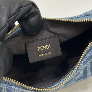 Replica Fendi Fendigraphy Small Denim Blue 6 Replica Fendi Fendigraphy Small Denim Blue - high-accuracy replica luxury purse