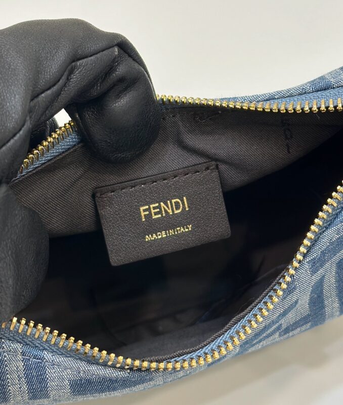 Replica Fendi Fendigraphy Small Denim Blue 6 Replica Fendi Fendigraphy Small Denim Blue - high-accuracy replica luxury purse