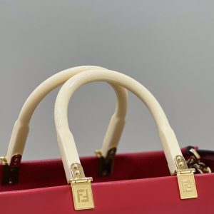 Replica Fendi Peekaboo Tote Red 6 Replica Fendi Peekaboo Tote Red - ultra-realistic fake designer tote