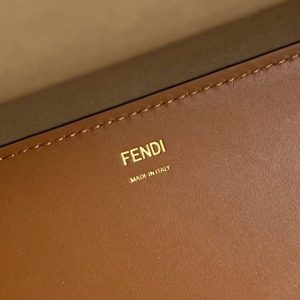 Replica Fendi Peekaboo Tote Brown 6 Replica Fendi Peekaboo Tote Brown - high-accuracy replica luxury purse