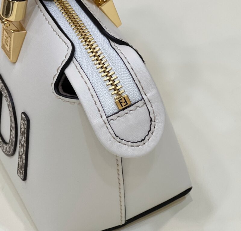 Replica Fendi By The Way Boston White 6 Replica Fendi By The Way Boston White - premium 1:1 fake handbag model
