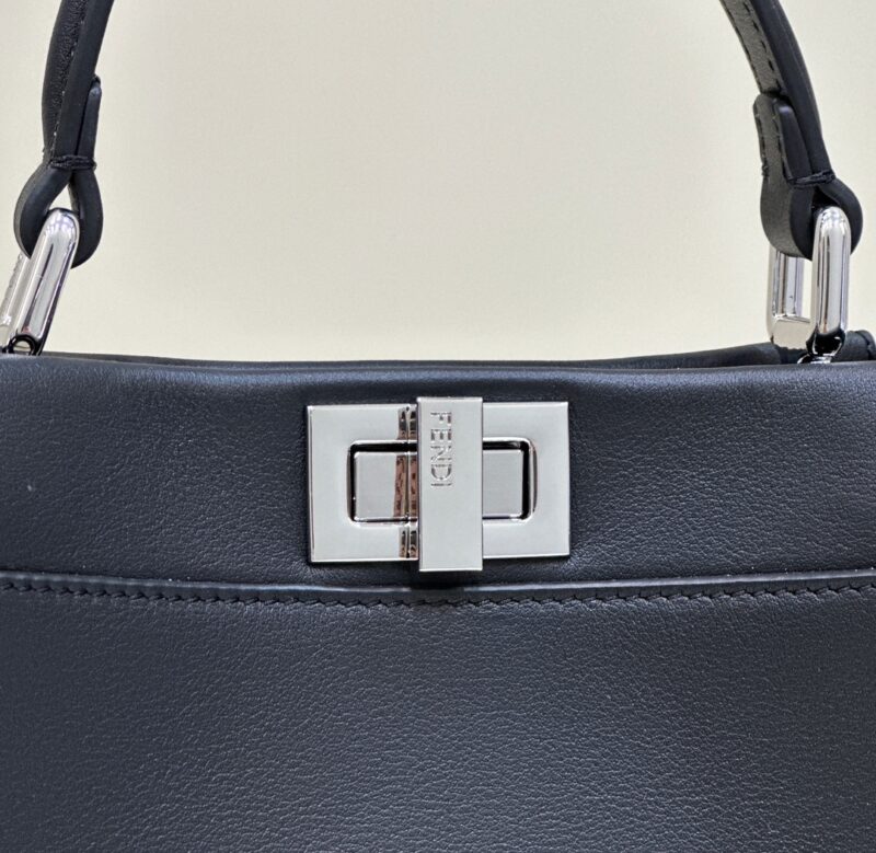 Replica Fendi Peekaboo Small Black 7 Replica Fendi Peekaboo Small Black - premium-grade designer purse dupe