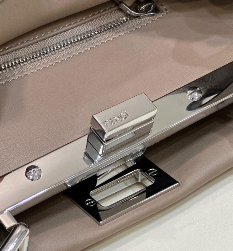 Replica Fendi Peekaboo Small Beige 6 Replica Fendi Peekaboo Small Beige - premium 1:1 fake handbag model