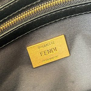 Replica Fendi Baguette Black 6 Replica Fendi Baguette Black - 1:1 designer replica handbag