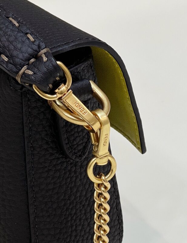 Replica Fendi Baguette Small Black 6 Replica Fendi Baguette Small Black - high-quality designer bag clone