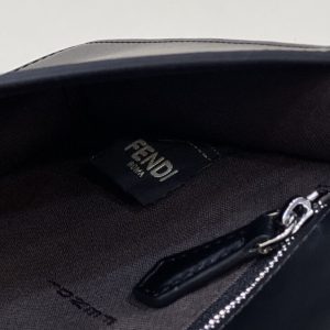 Replica Fendi Baguette Pouch Black - near-authentic luxury replica handbag