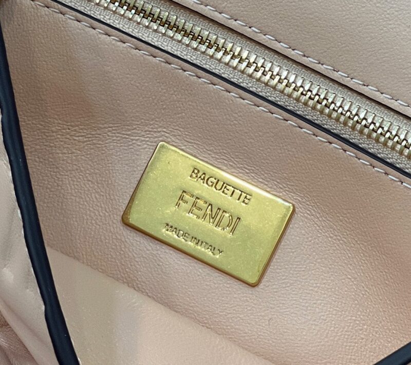 Replica Fendi Baguette Sliding Chain Pink - 1:1 designer replica handbag