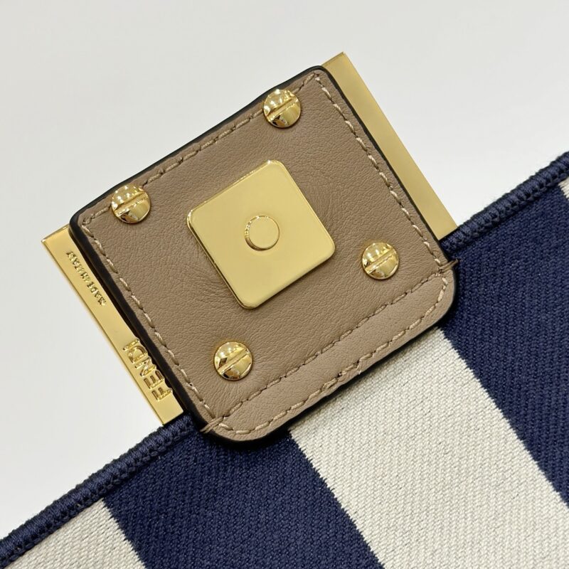 Replica Fendi Baguette Small Cotton Blue 6 Replica Fendi Baguette Small Cotton Blue - high-quality designer bag clone