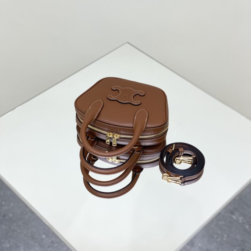 Replica Celine Bowling Bag Brown 6 Replica Celine Bowling Bag Brown - top-rated replica designer bag