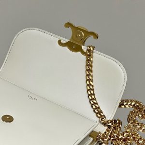 Replica Celine Teen Triomphe Bag White 6 Replica Celine Teen Triomphe Bag White - authentic-look luxury purse replica
