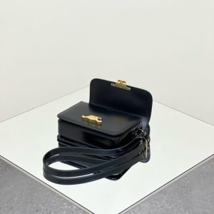Replica Celine Triomphe Mini Black 6 Replica Celine Triomphe Mini Black - 1:1 designer replica handbag