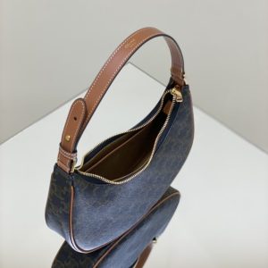 Replica Celine Triomphe Moon Bag Brown 6 Replica Celine Triomphe Moon Bag Brown - elite superclone designer purse