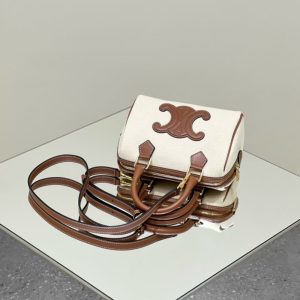 Replica Celine Triomphe Boston White 5 Replica Celine Triomphe Boston White - high-accuracy replica luxury purse