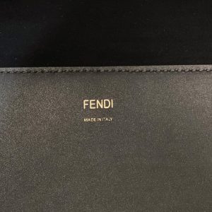 Replica Fendi Small Tote Black 8 Replica Fendi Sunshine Tote Dark Grey - premium-grade designer purse dupe