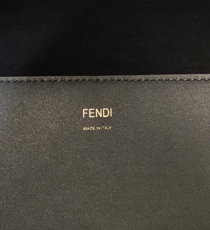 Replica Fendi Small Tote Black 8 Replica Fendi Sunshine Tote Dark Grey - premium-grade designer purse dupe