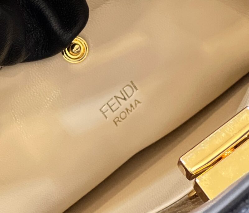Replica Fendi Peekaboo X Lite Black - premium-grade designer purse dupe