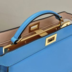 Replica Fendi Peekaboo Large Blue 7 Replica Fendi Peekaboo Large Blue - top-rated replica designer bag