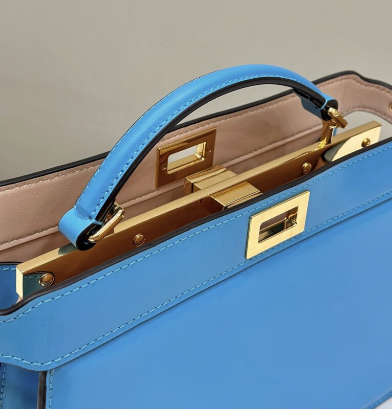 Replica Fendi Peekaboo Large Blue 7 Replica Fendi Peekaboo Large Blue - top-rated replica designer bag